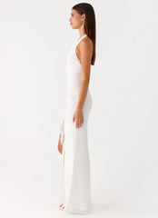 Charmed By You Maxi Dress White