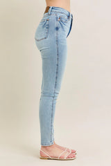 Hazel Blues® | Judy Blue Mr Tummy Control Vintage Wash Skinny Jeans