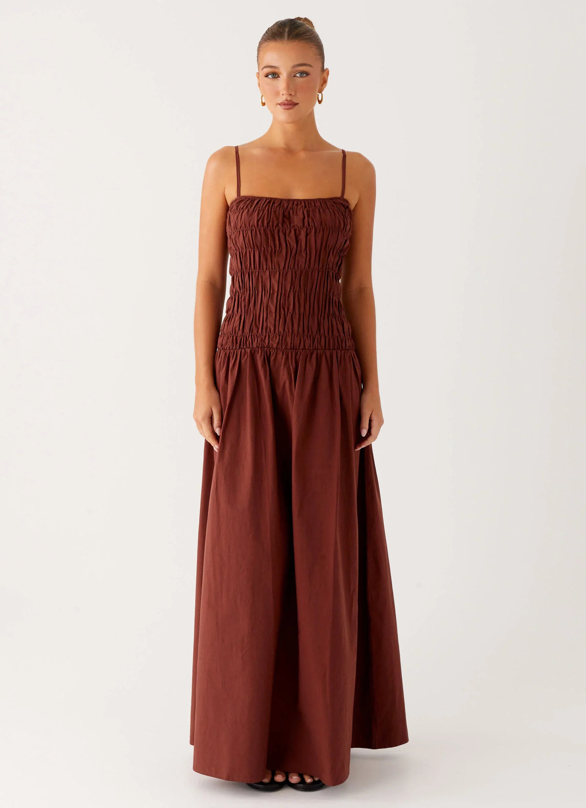 Brooke Maxi Dress Chocolate