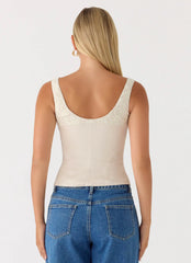 Ailee Top Ivory