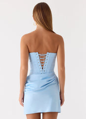 Cosmala Mini Dress Baby Blue