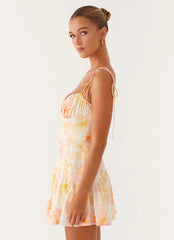 Abby Mini Dress Floral Print