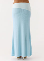 Delani Maxi Skirt Blue