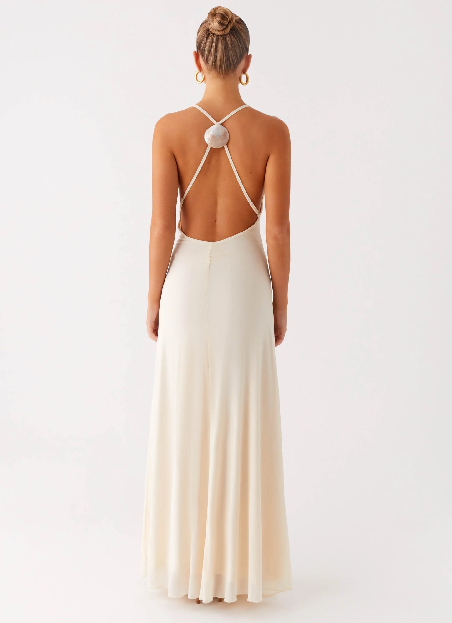 Dahliana Maxi Dress Off White
