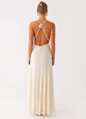 Dahliana Maxi Dress Off White