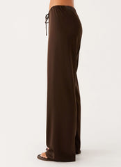 Deacon Low Rise Pants Chocolate