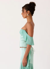 Deenesa Corset Top Mint