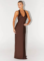 Angie Maxi Dress Chocolate