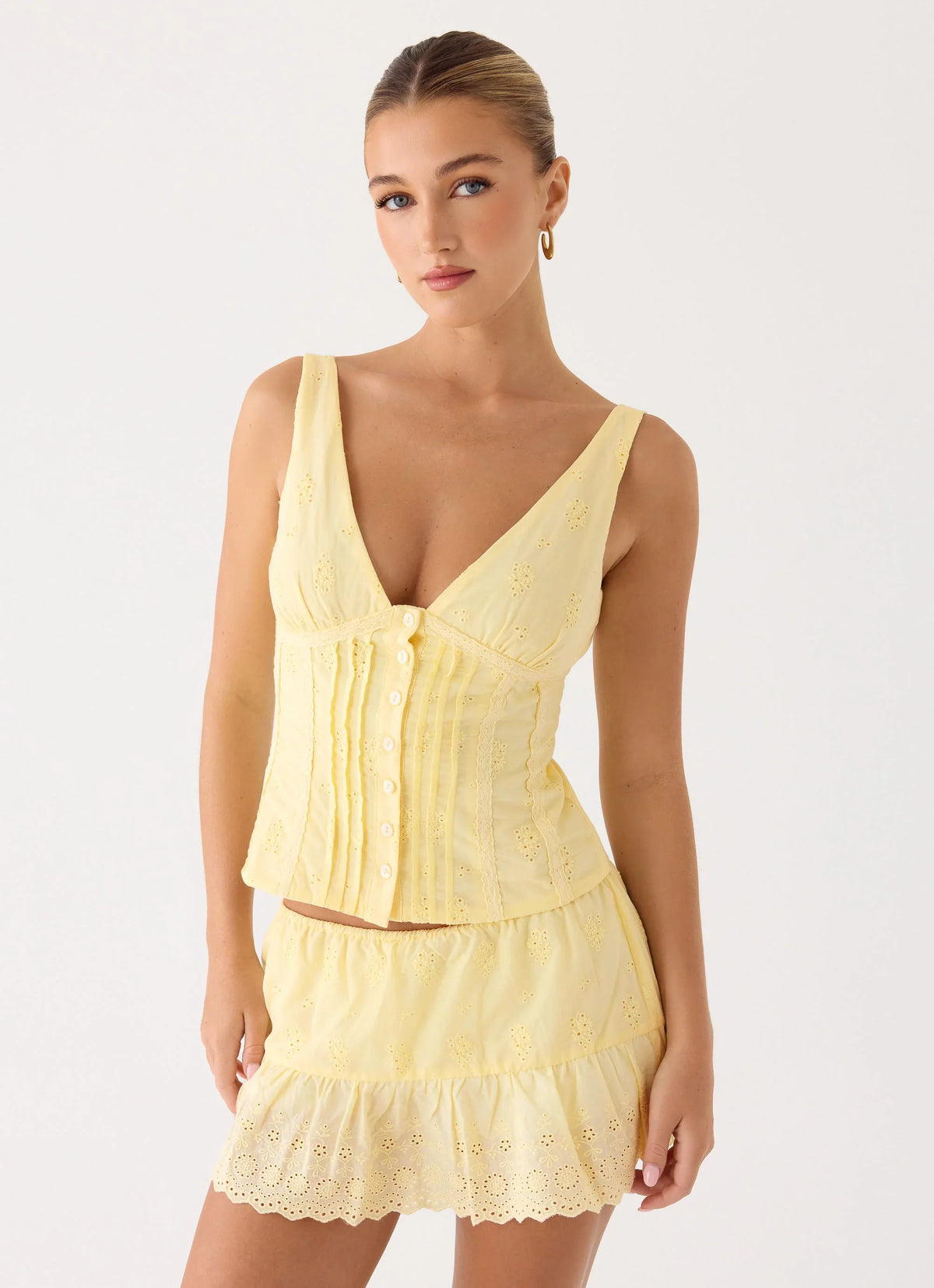 Aberley Top Yellow