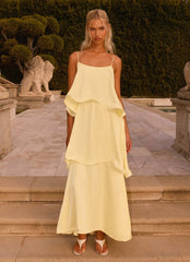 Becka Maxi Dress Yellow