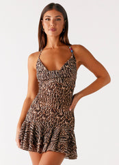 Cheetah Sands Mini Dress Cheetah
