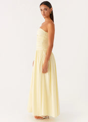 Carmel Maxi Dress Yellow