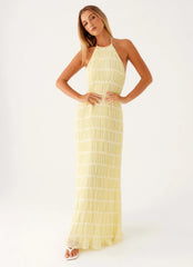 Aullie Maxi Dress Yellow