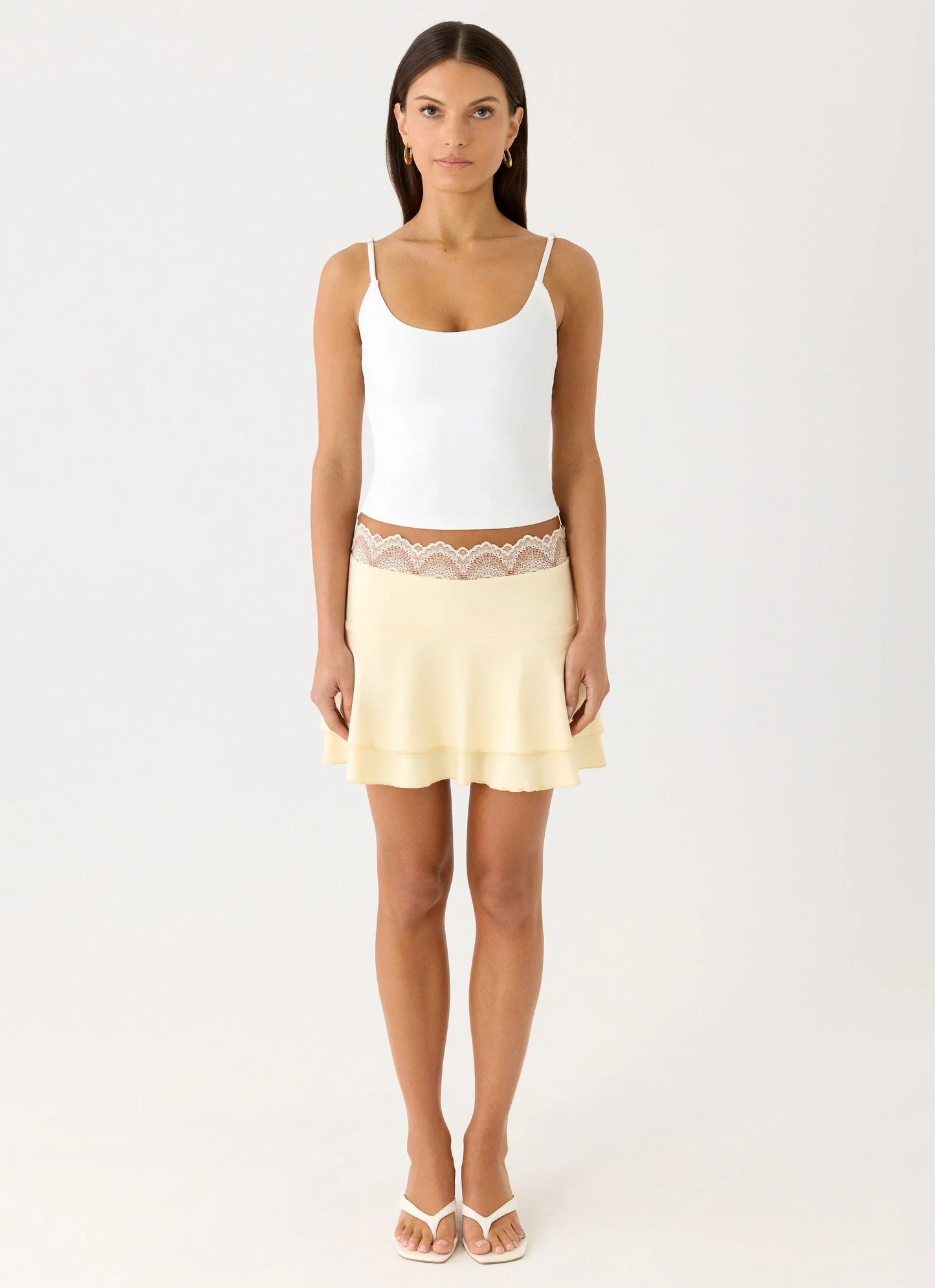 Aleenah Mini Skirt Yellow