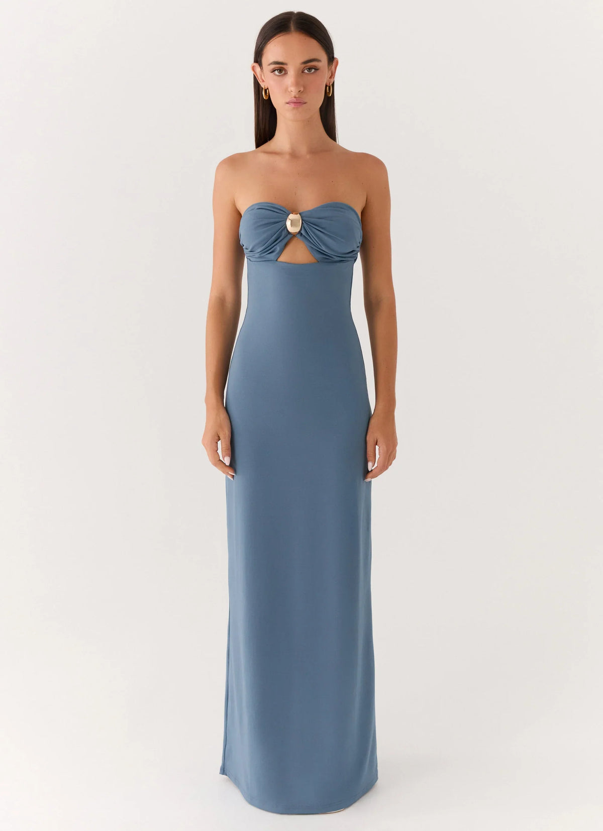 Coast Is Clear Maxi Dress Coastal Blue