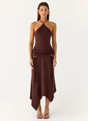 Becerra Midi Dress Cool Chocolate
