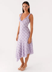 Asteri Midi Dress Lavender Meadow