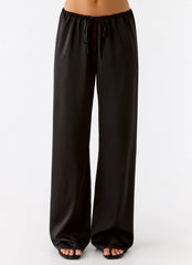 Deacon Low Rise Pants Black