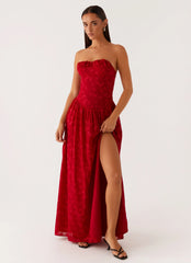 Adira Maxi Dress Red