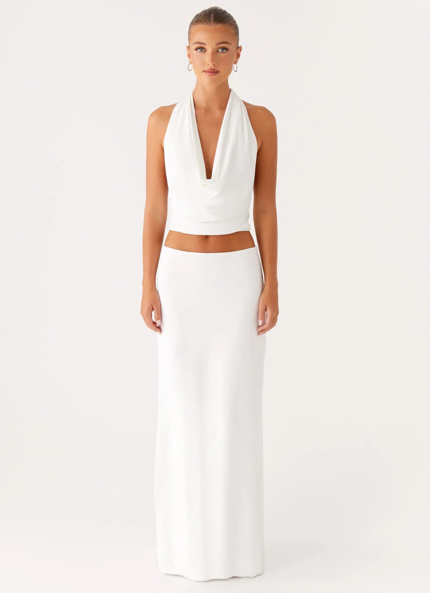 Ashi Maxi Skirt White
