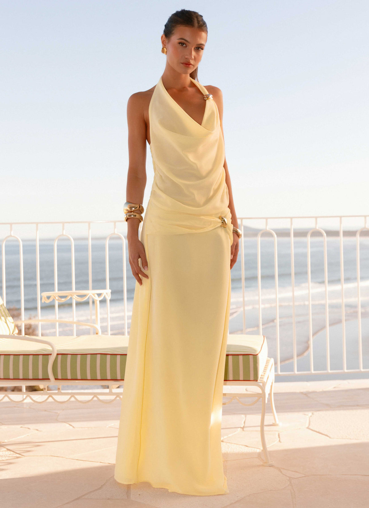 Anuhea Maxi Skirt Yellow