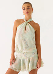Beginning Mini Dress Mystic Paisley