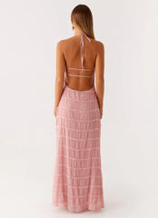 Aullie Maxi Dress Pink