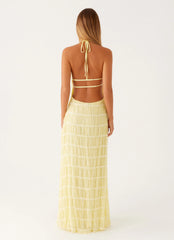 Aullie Maxi Dress Yellow