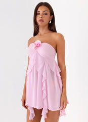 Amadine Mini Dress Pink