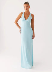 Desi Halterneck Maxi Dress Mint