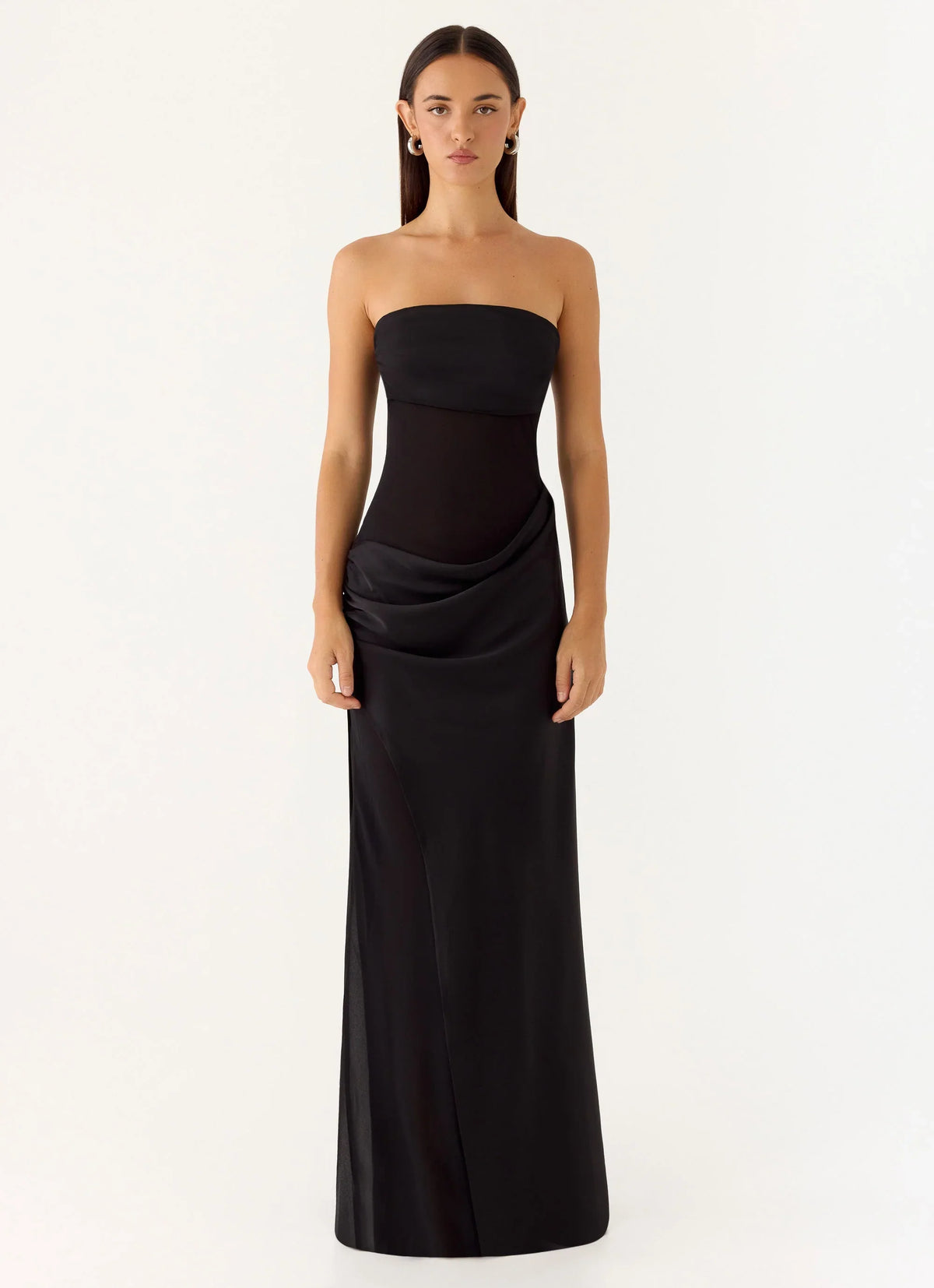 Champagne Skies Maxi Dress Black