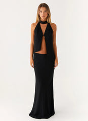 Canyon Halter Top Black