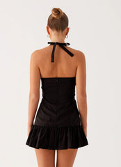 Cheryl Bustier Mini Dress Black