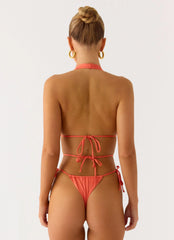 Dandara Cut Out Swimsuit Orange