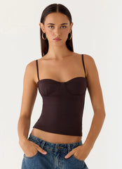 Ame Underwire Top Chocolate