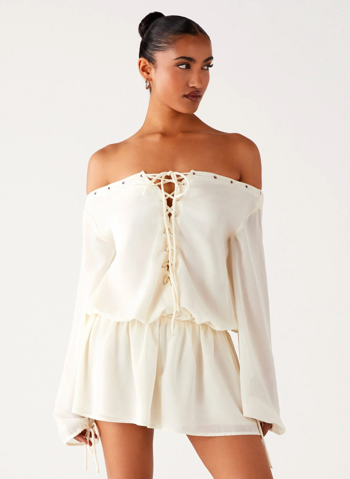 Astaria Mini Dress Ivory