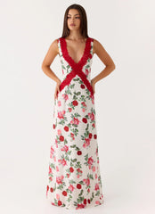 Aoifie Maxi Dress Ivory Bloom