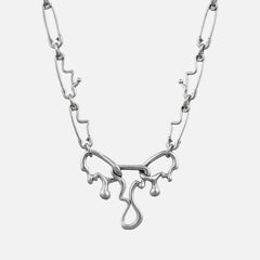 FLUID PIN NECKLACE