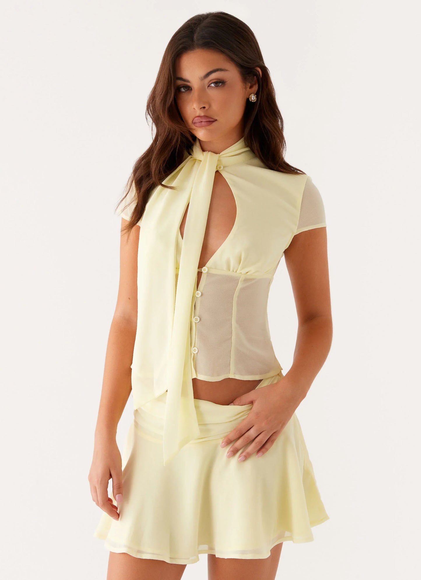 Colby Blouse Lemon