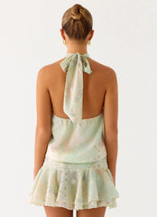 Beginning Mini Dress Mystic Paisley