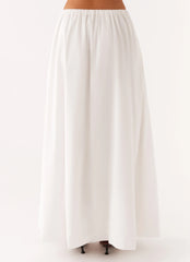 Cheryl Maxi Skirt White