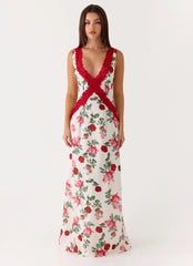 Aoifie Maxi Dress Ivory Bloom
