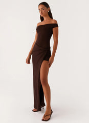 Amerie Maxi Dress Chocolate