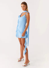 Carina Mini Dress Blue
