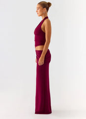 Almost Love Maxi Dress Plum