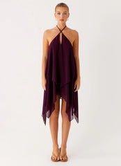 Dalenti Midi Dress Plum