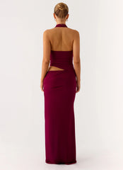 Almost Love Maxi Dress Plum