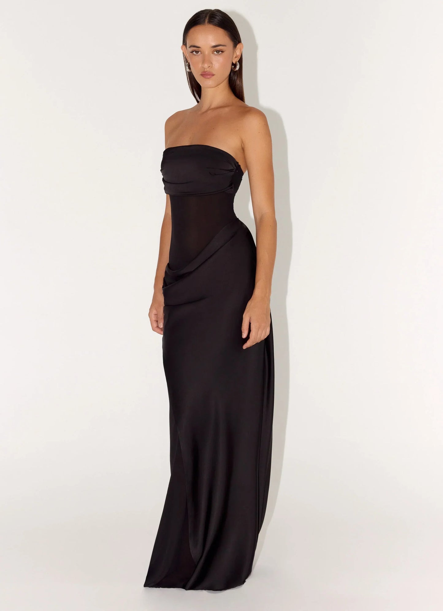 Champagne Skies Maxi Dress Black