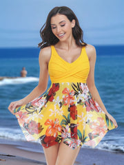 Hazel Blues® |  Printed Wide Strap Two-Piece Swim Set