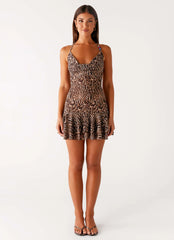 Cheetah Sands Mini Dress Cheetah